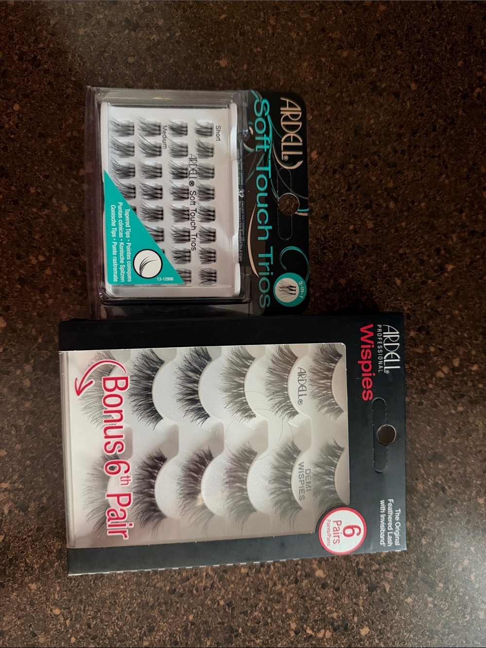 Ardell Wispies & Soft Touch Trios False Eyelashes – Black